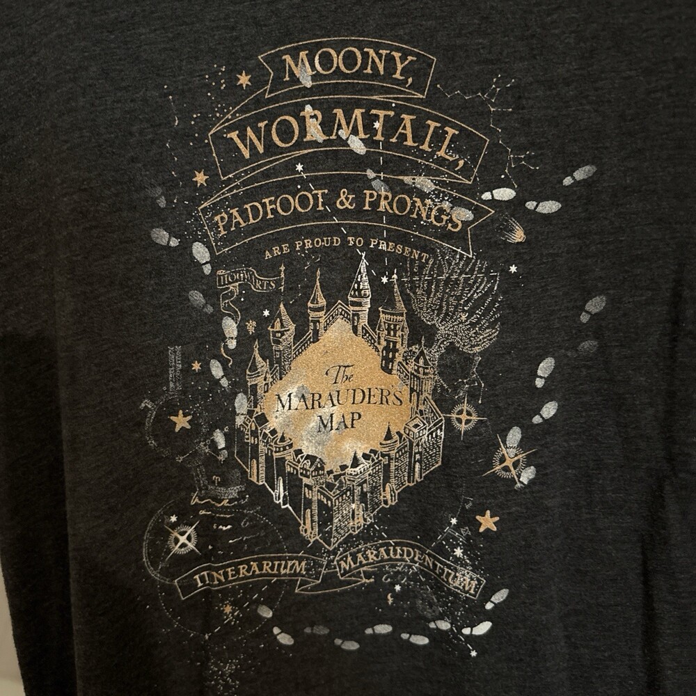 Harry Potter Dark Gray T-Shirt Size Small (Women’s)